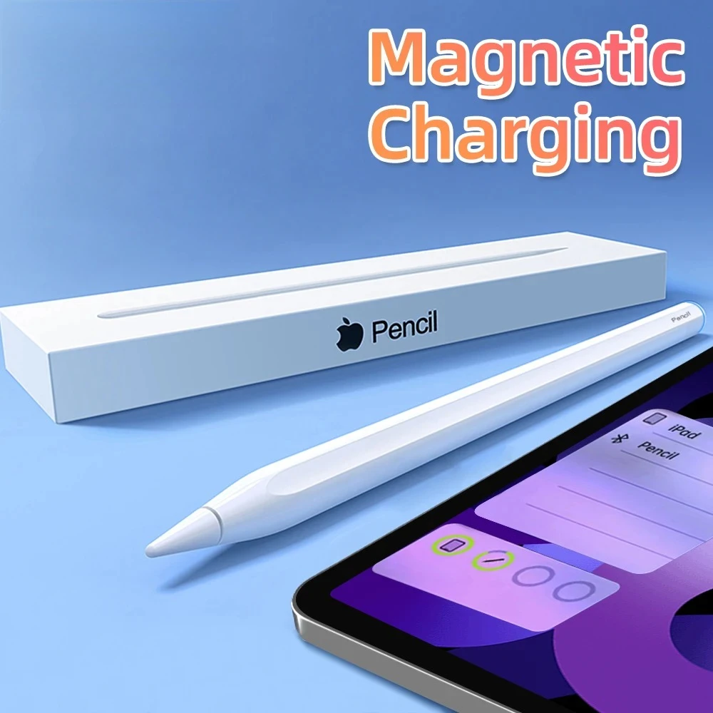 

For Apple Pencil 2 1 Wireless Charging Stylus For iPad Air 4 5 Pro 11 12.9 Mini 6 Palm Rejection Tablet Stylus Touch Pen