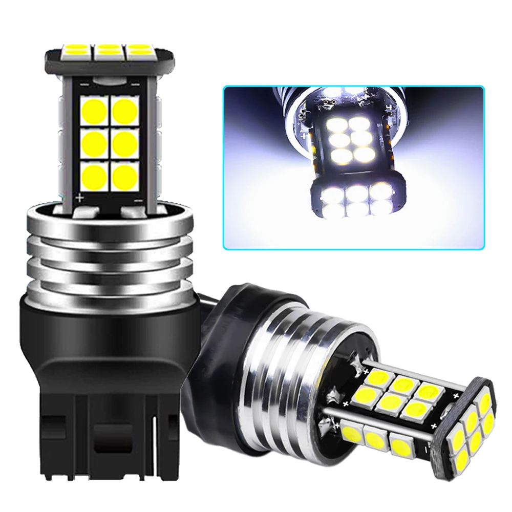 2 stücke T20 W21W 7440 LED Canbus Reverse Licht 7440NA 7505 DRL Auto WY21W Backup Birne Auto Diode Tagfahrlicht lampe 12V 21W W3x16d
