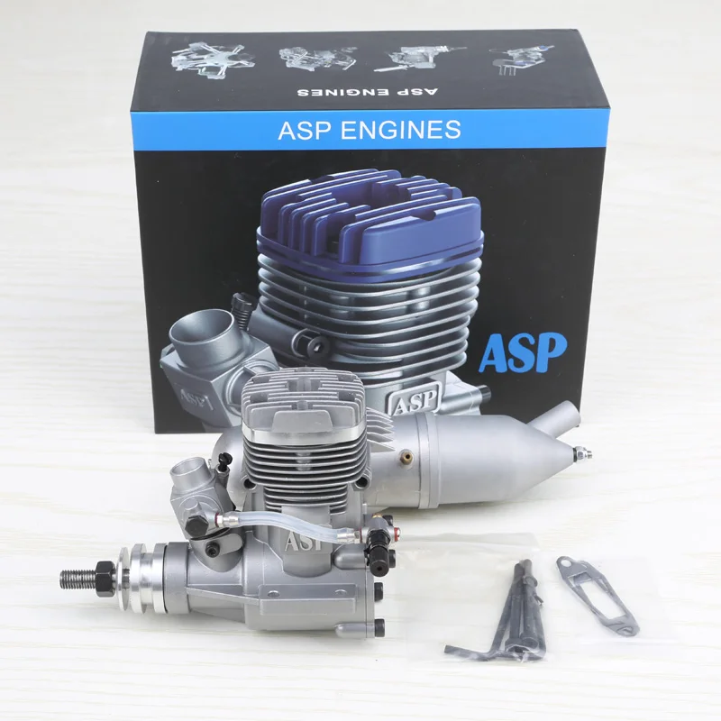 SANYE  ASP MAGNUM XLS S61AII 9.95CC Two Stroke Glow ABC  Methanol Nitro  Engine For RC Airplane Comparable to OS YS SAITO Engine