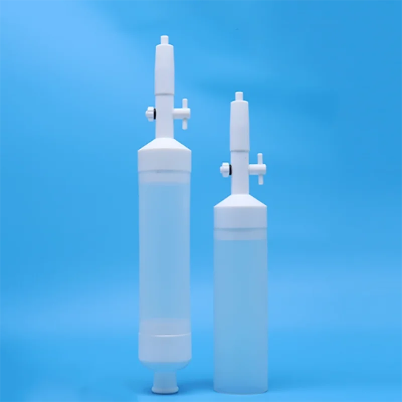 PTFE funnel 24/29 plug PFA tube body resistant to acid and alkali corrosion, high temperature and organic solution