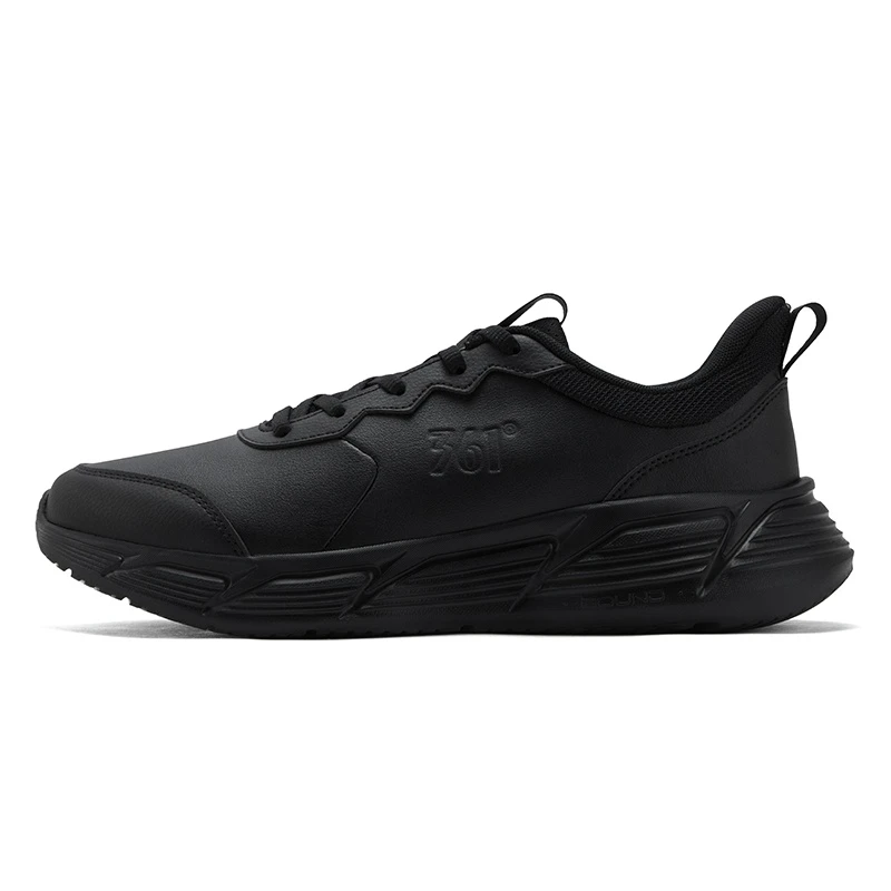 361 Degrees Men Running Shoes Waterproof Leather Comfortable Cushioning Lightweight Breathable Training Male Sneakers 672532241 view 4