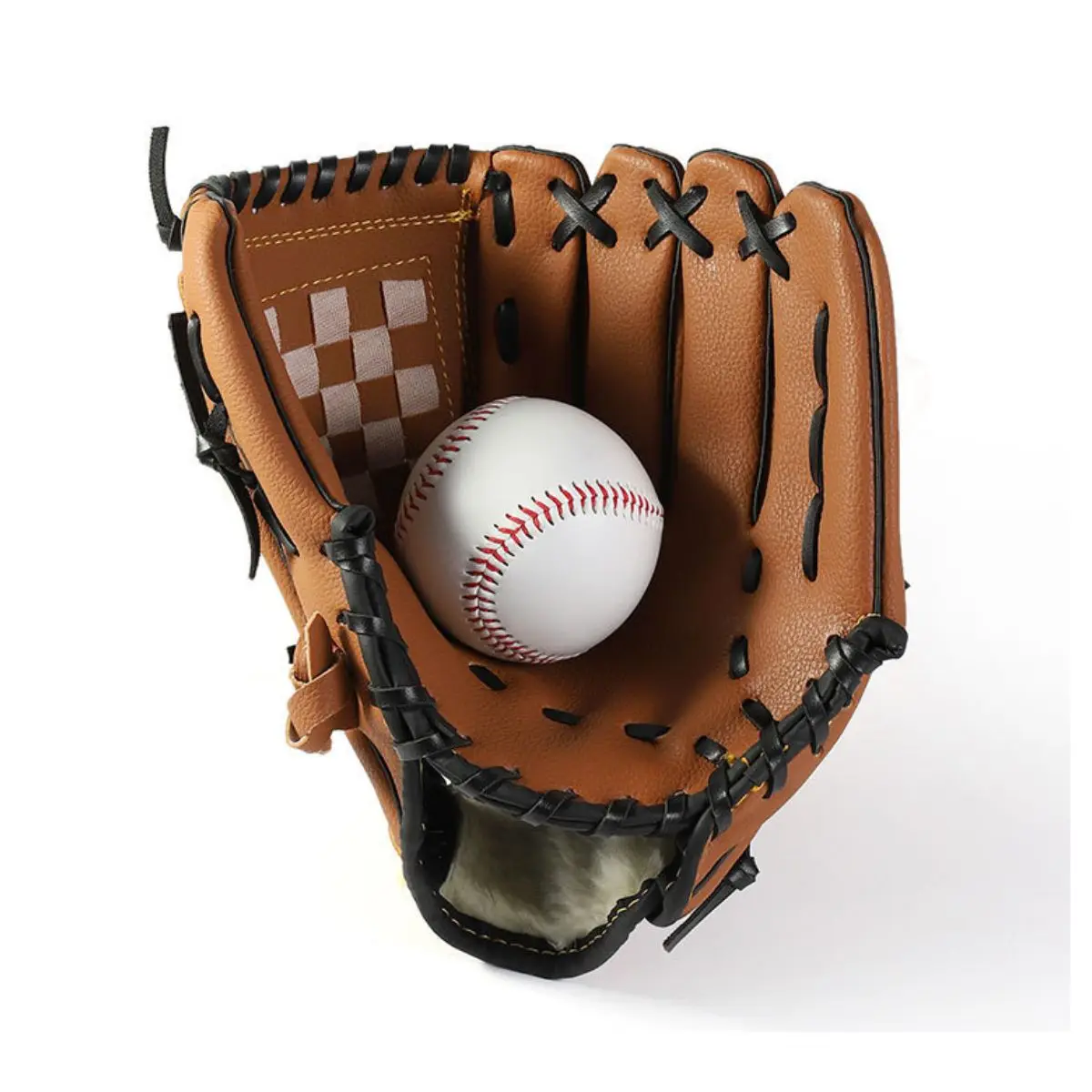 10.5/11.5/12.5 Baseball Glove for Adults &Kids Training Outfield Mitt Premium Synthetic Leather Baseball Softball Outdoor Sport