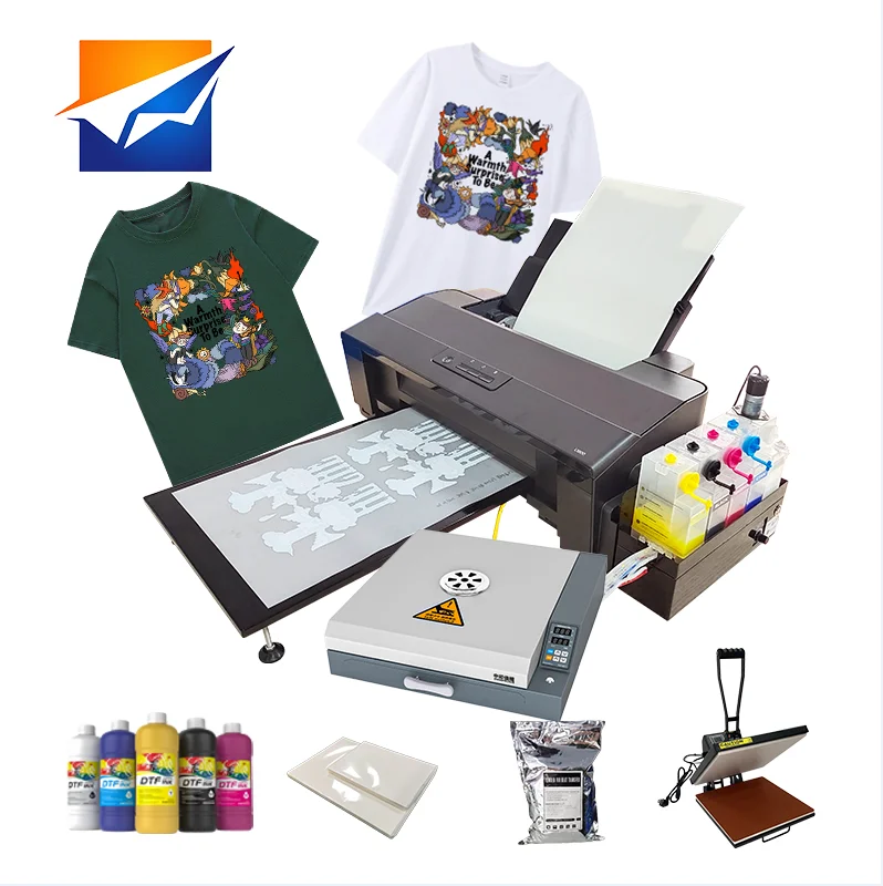 New A3 Printer DTF White Ink Hot Stamping Printing Clothing Personalized Clothing Patterns DIY Powder Shaking Inkjet Printer