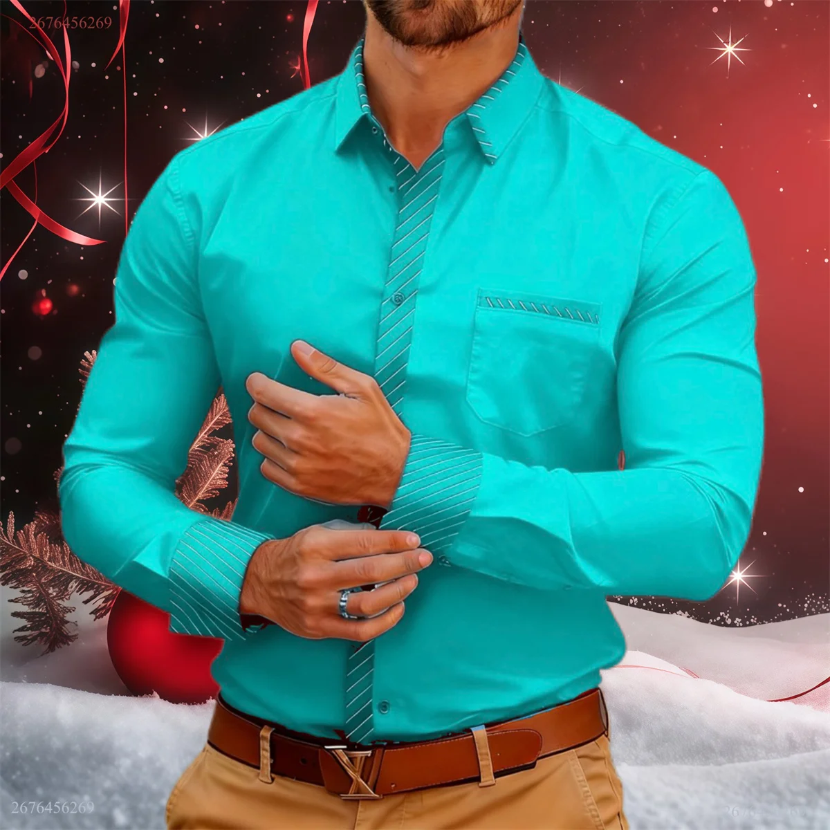 15 colori di camicie a maniche lunghe di lusso di fascia alta da uomo, adatte per viaggi d'affari, con tasche, spedizione veloce.