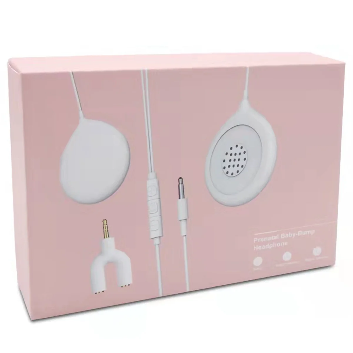 ABIT Belly Buds Baby Bump Headphones, Prenatal Belly Speakers for Women During Pregnancy, Early Education Machine