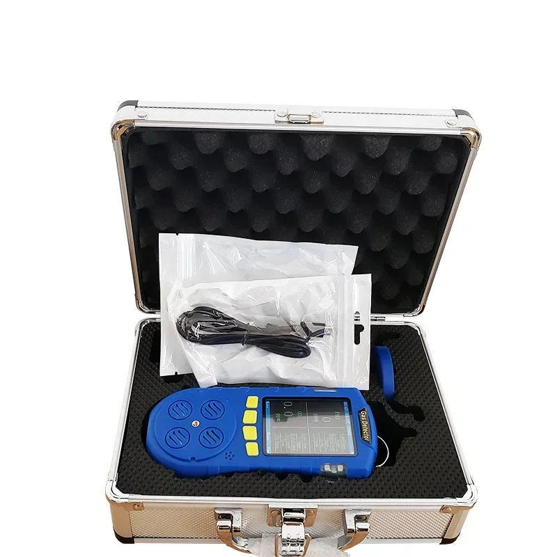 Por Multi  Detector CO2 CH4 O2 H2S CO 5-in-1  for Industrial Environmental Safety Monitoring
