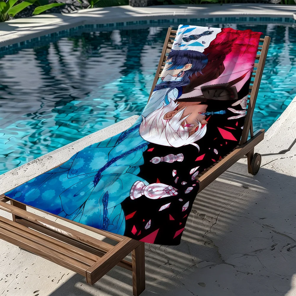The C-Case S-Study Of V-Vanitas Towel Large Quick-Drying Microfiber soft Beach Towel for Travel Fitness Sauna Bathing Camping