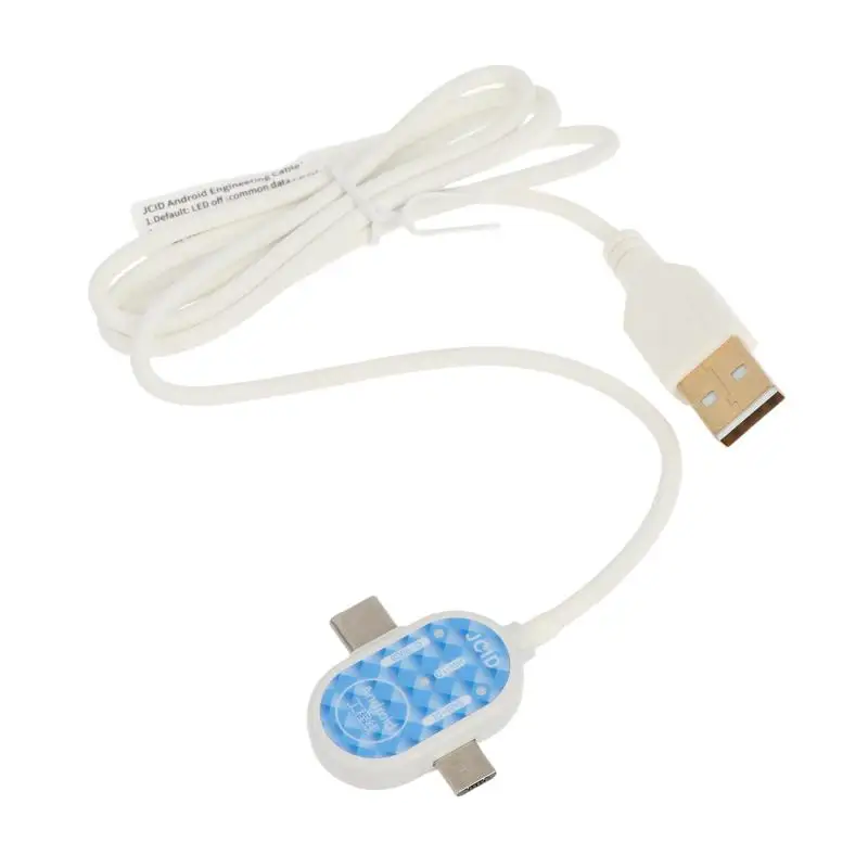 JCID DFU Test Cable Auto Enter Recovery Mode No Disassembly Key Free Flash Cord Type C USB Repair Flashing