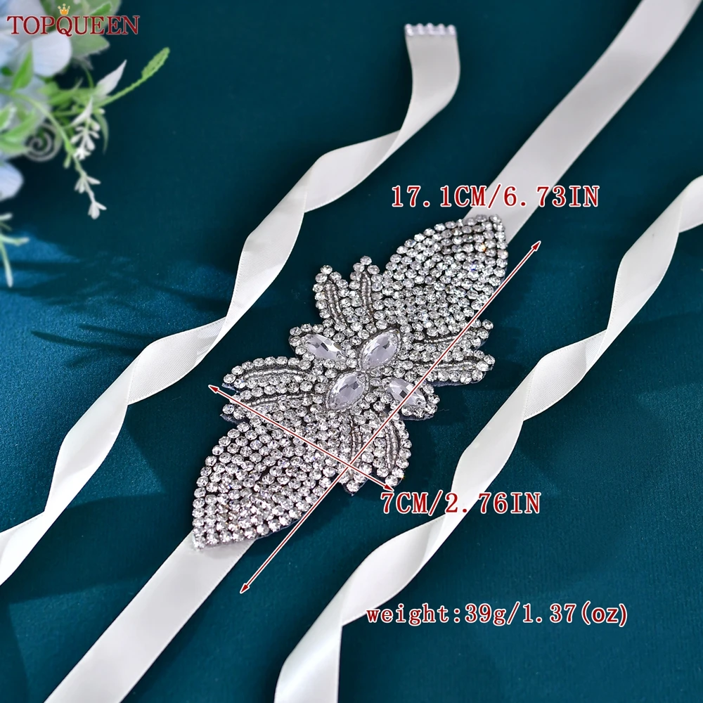 Topqueen Fashion Prom Dress Riem Strass Bruiloft Accessoires Bruids Sieraden Feest Bruidsmeisje Cadeau Handgemaakte Vrouwen Riem S152