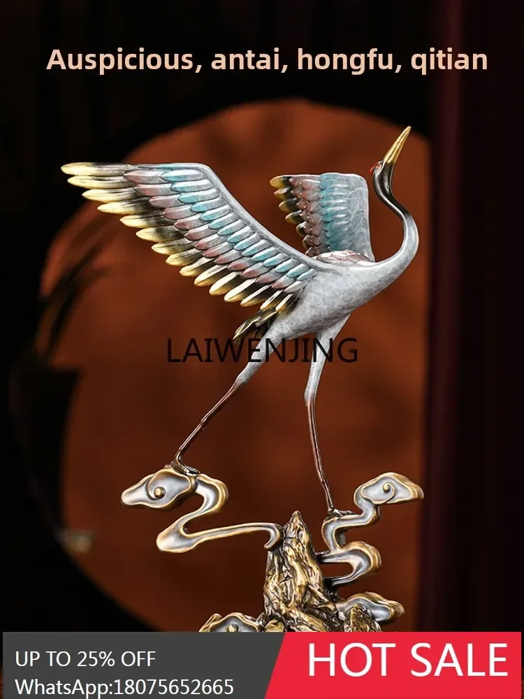 زخرفة رافعة رئيسية للزيت من MJY مصنوعة بالكامل من النحاس الصيني لتأثيث المنزل وغرفة المعيشة وخزانة النبيذ