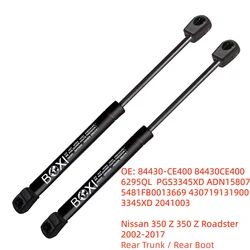 BOXI 2Pcs Rear Boot Shock Gas Spring For Nissan 350 Z 350 Z Roadster 2002 - 2017 84430-CE400 6295QL 84430CE400 Lift Struts