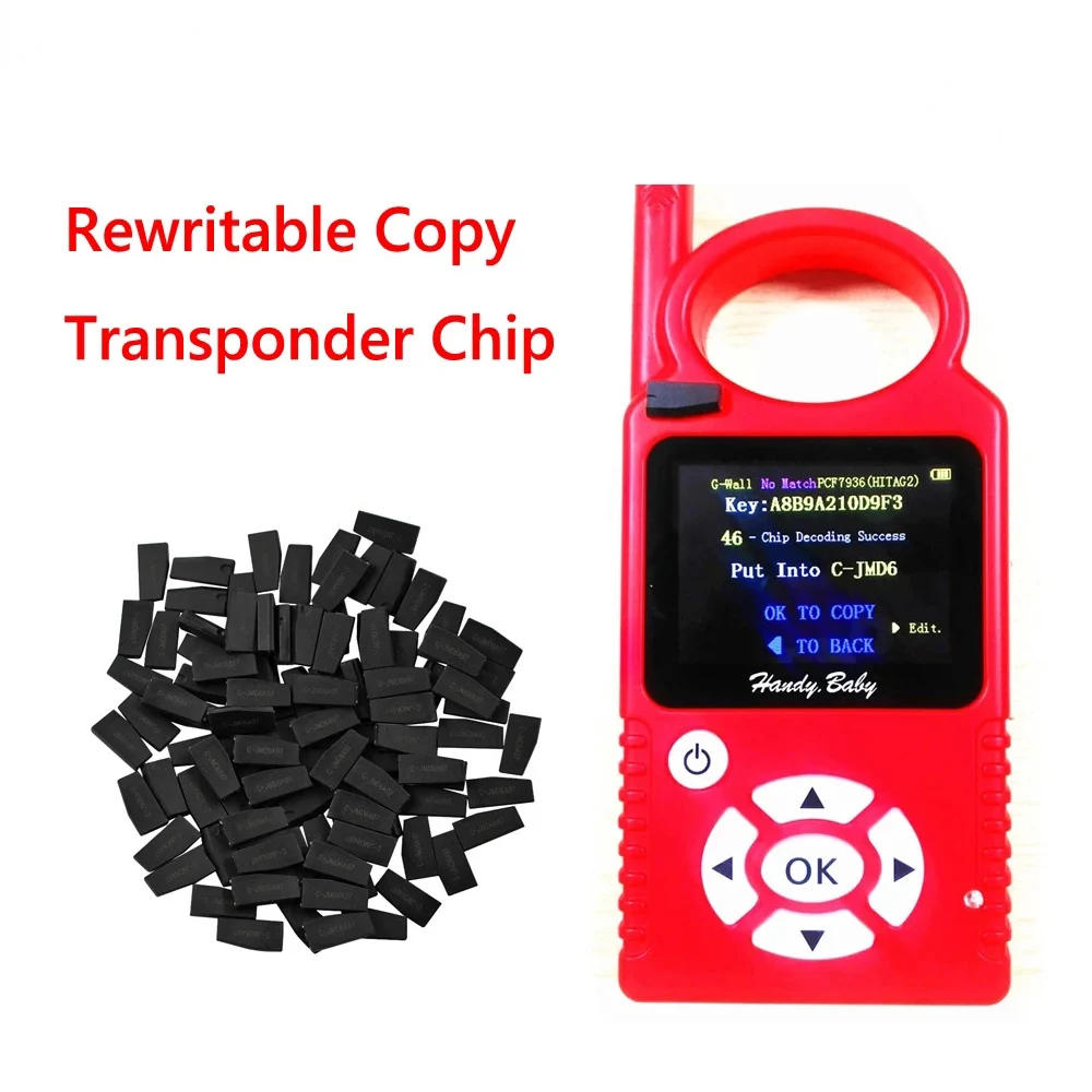 10pcs Original JMD 46 Chip ID46 for Handy Baby CBAY JMD Ebaby Key Programmer Blank JMD46  Rewritable Copy Transponder Chip