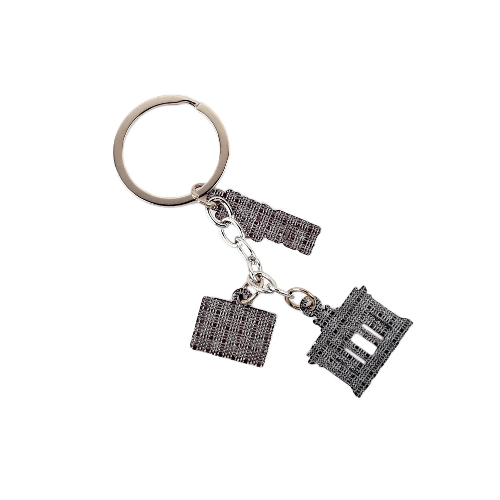 Fashion Köln Keychain with German Flag And Brandenburg Gate Charm for Bag Car Key Chain Pendant Cologne Travel Souvenirs Jewelry