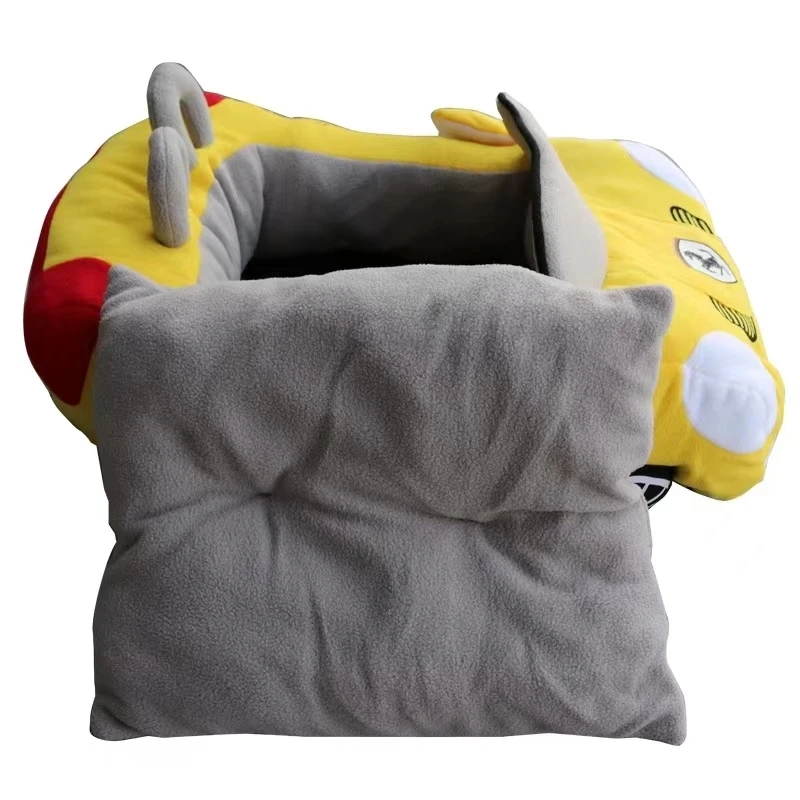 Imagem -05 - Cama de Luxo para Animais de Estimação Sofá Quente Ninho de Cachorro Almofada do Gatinho Canil Acolchoado com Esteira Pelúcia Moda Inverno 70x50cm