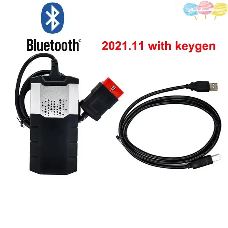 Obd Obd2 Scanner For Delphis new 2024 USB Bluetooth 2021.11 Keygen Auto Car and Truck Diagnostic Tool Tools