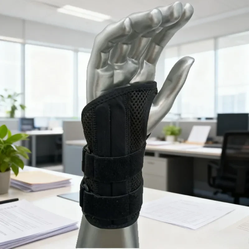 دعم المعصم الرياضي، تصميم تثبيت ثابت، دعامة راحة اليد قابلة للتعديل