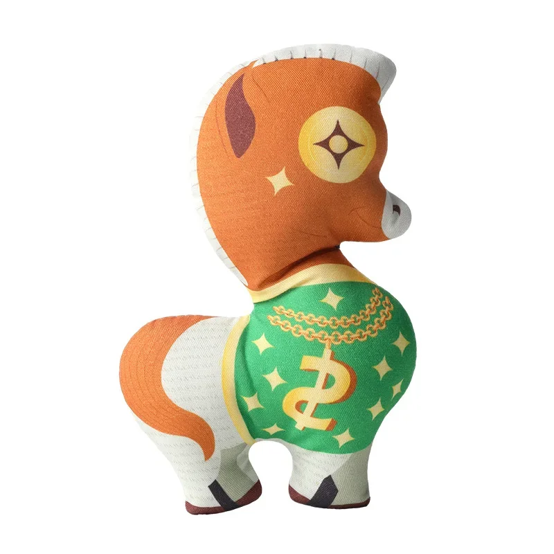 Dog Cartoon Printed Plush Chew Teeth Sound Toy Pet Supplies dog Toys for small Large dogs