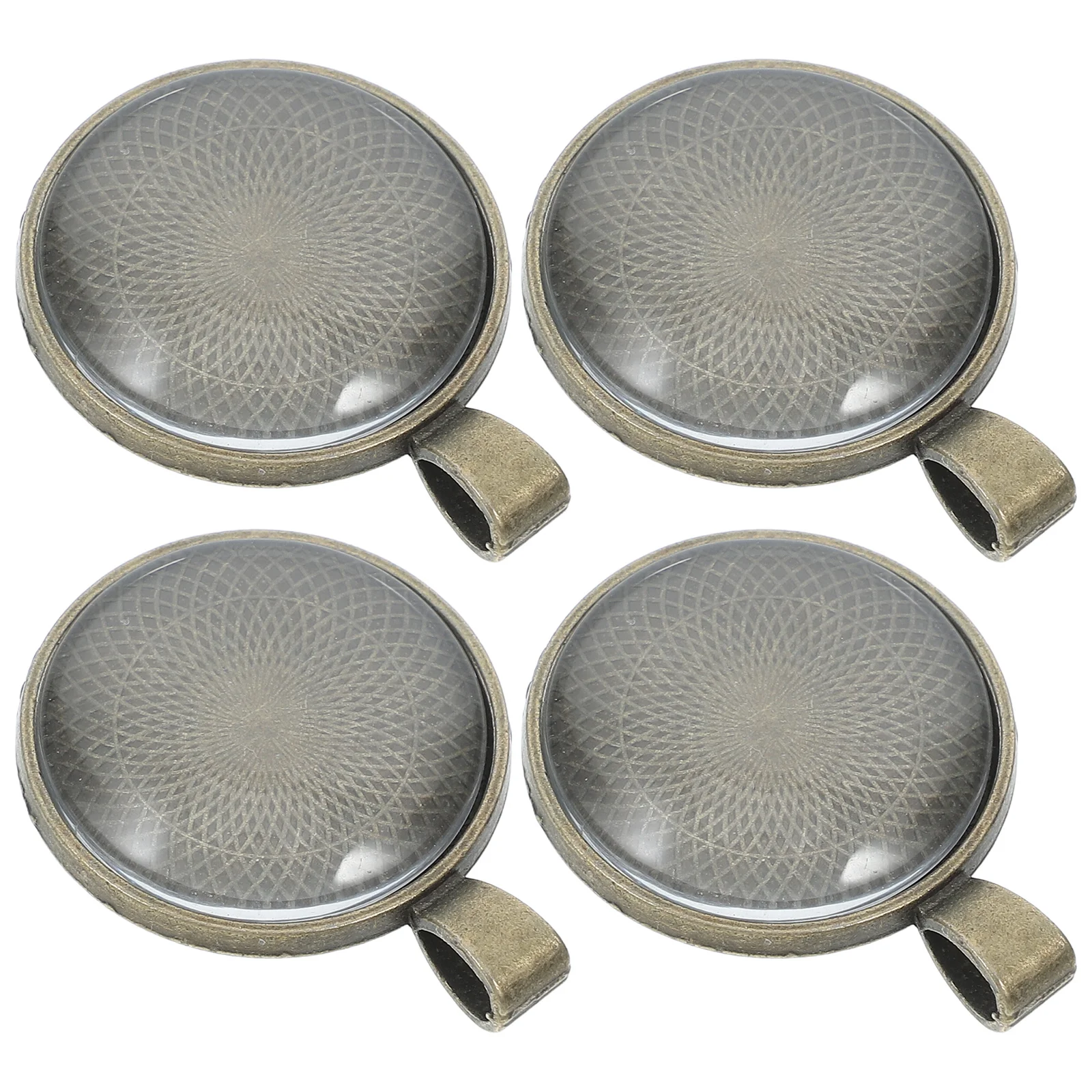 

1 set Glass Cabochon Dome Pendant Tray Round Alloy Bezel Base For Diy Jewelry Making Crafts Photo Charms Resin Art 3D Effect