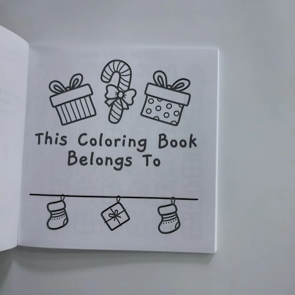 كتاب تلوين أنماط عيد الميلاد لتخفيف التوتر هدية نشاط فنية ساحرة للحفلات وأعياد الميلاد