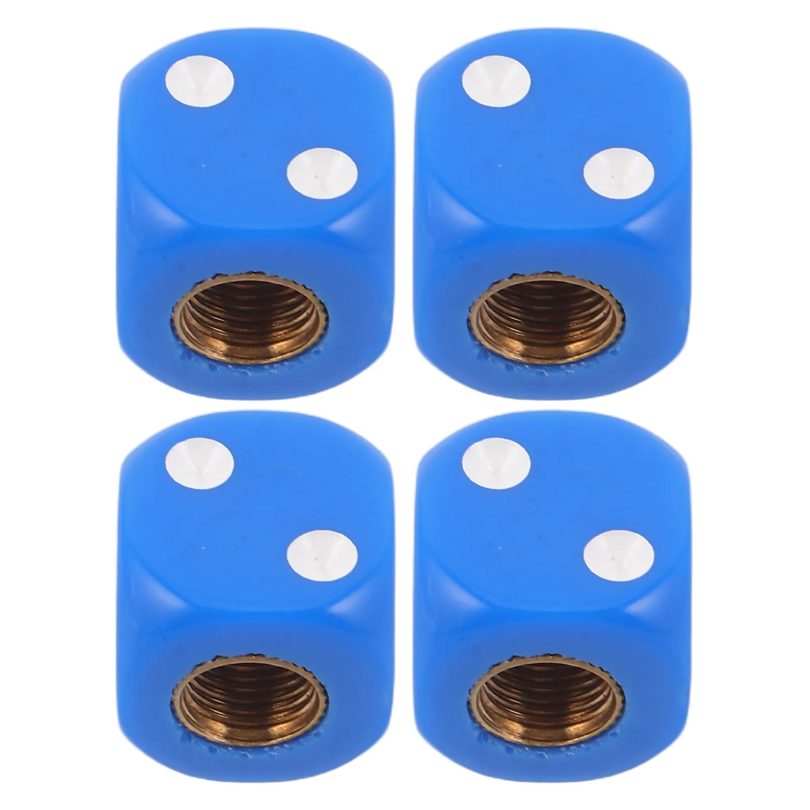 

4Pcs Tire Valve Caps Corrosion Resistant Aluminum Alloy Funny Car Bike Tyre Stem Caps Clear Easy Install Auto Valve Covers