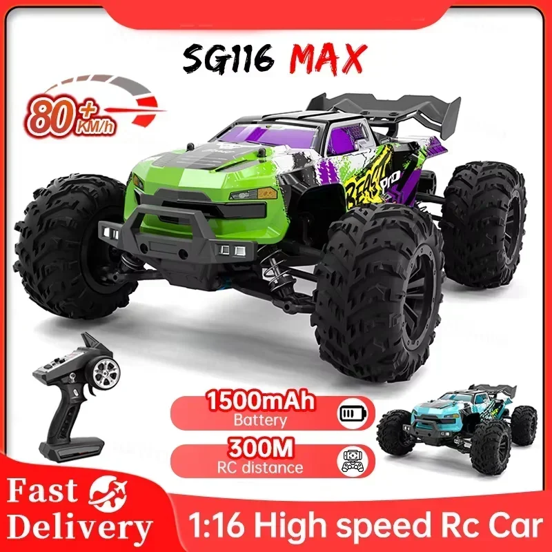 ZLL SG116 PRO RC Car Brushless 4WD RC Car 80KM/H Professional Racing Car 2.4G High Speed Off-Road Drift Cars Remote Control Toys