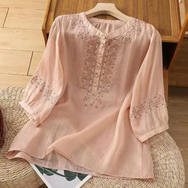 

Men's Casual Sportswear Set ort Sve T-irt And orts Women's Cross-Border New Sle Autumn Season Seven-Quarter Sve