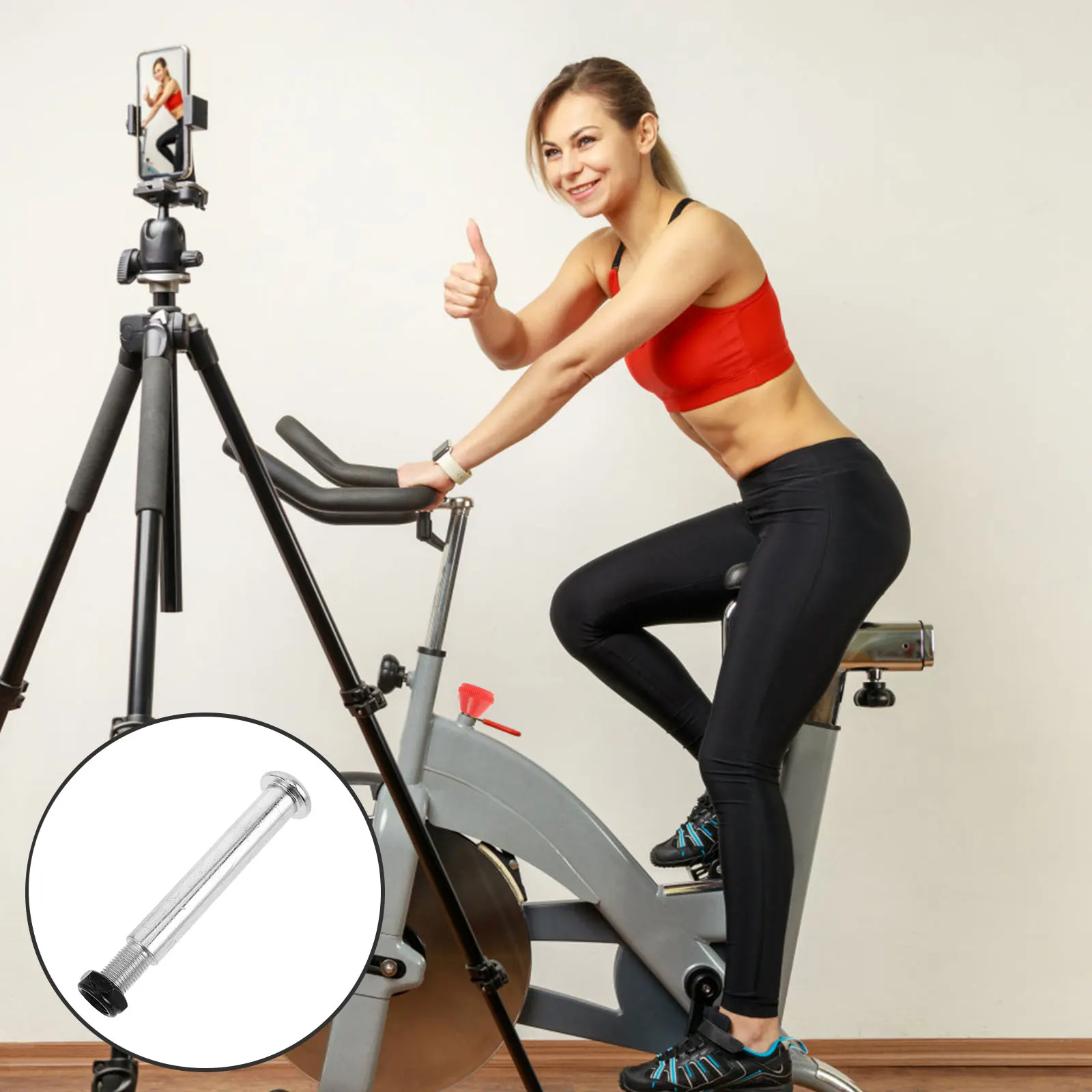 

Fitness Bike Bolts Pedal Wheel Tire Clamp Cast Down Replacement Parts Cycling Hardware Accessories Stability Safety