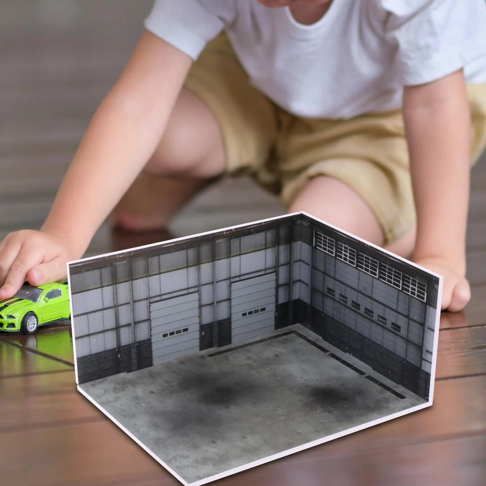 

1/64 Model Car Scene Diorama Backdrop Scene Model for Model Car Ornament Toy