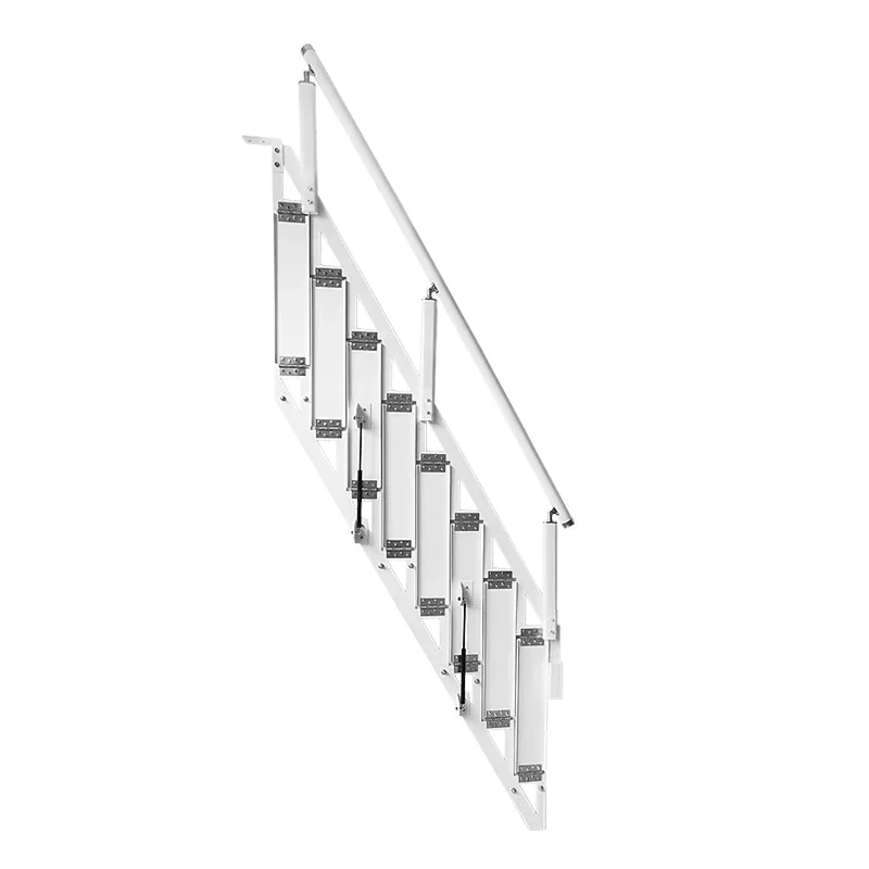 Customize indoor and outdoor pull-type stairs, push-pull and fold them against the wall, and attach