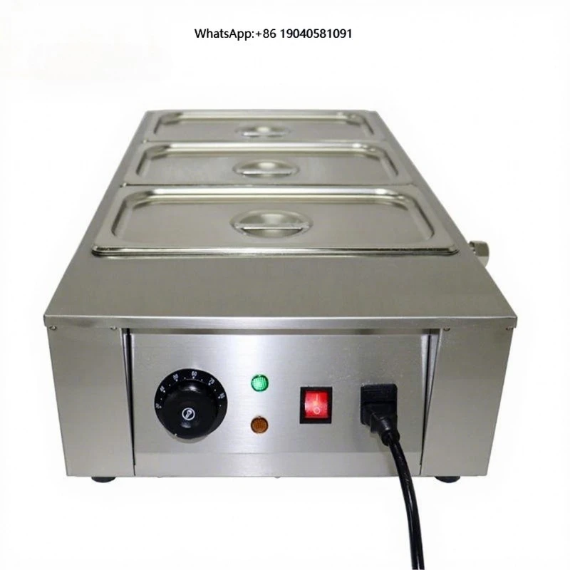 Electric Melting Equipment 1/2/4 Pots Snack Machines Chocolate Tempering Machine Cheese Butter Heater Pots