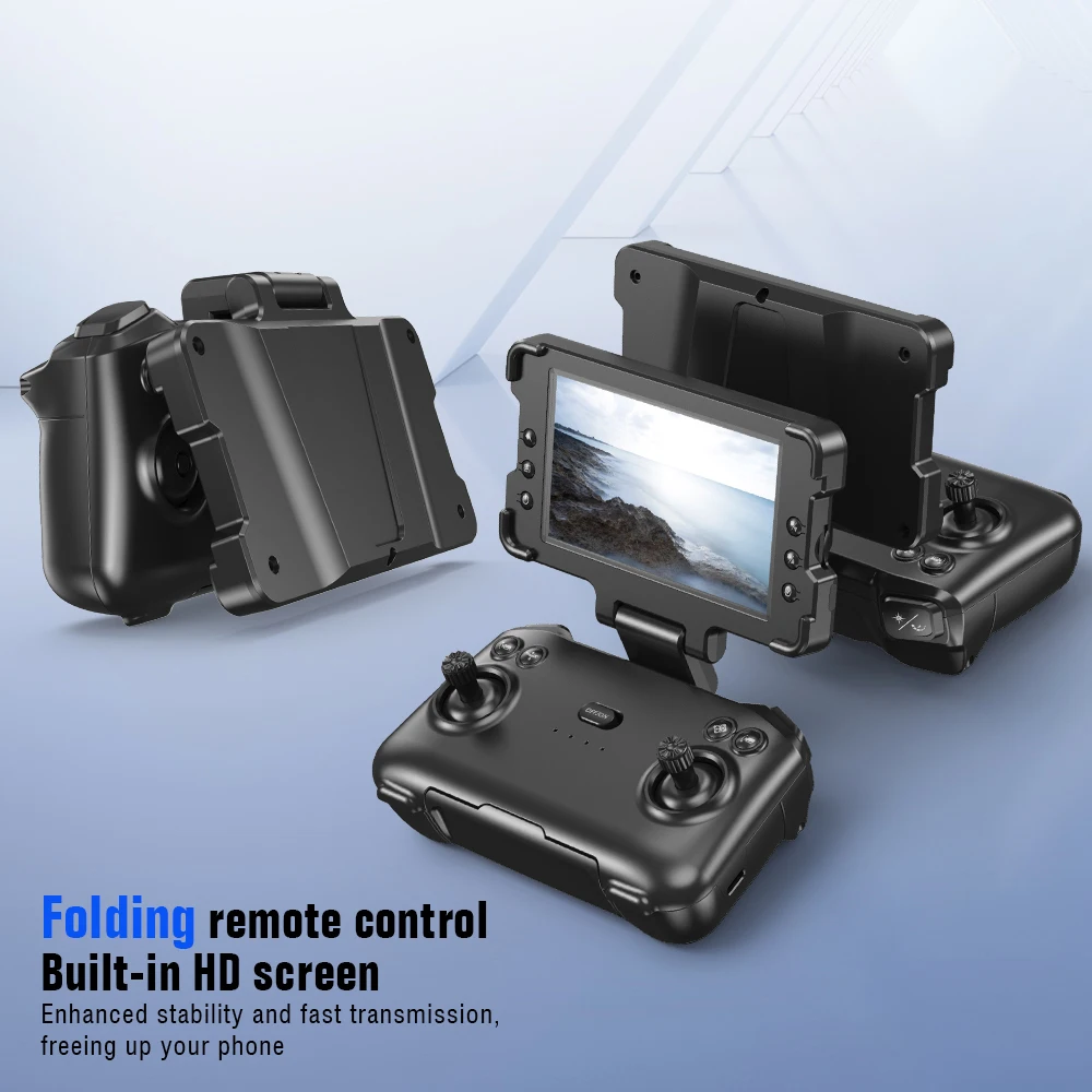 كاميرا XJ2 Mini Drone 8K HD، طائرة رباعية أجهزة الاستقبال عن بعد بدون فرش قابلة للطي، لعبة التحكم عن بعد للأطفال المراهقين المبتدئين هدية بدون طيار