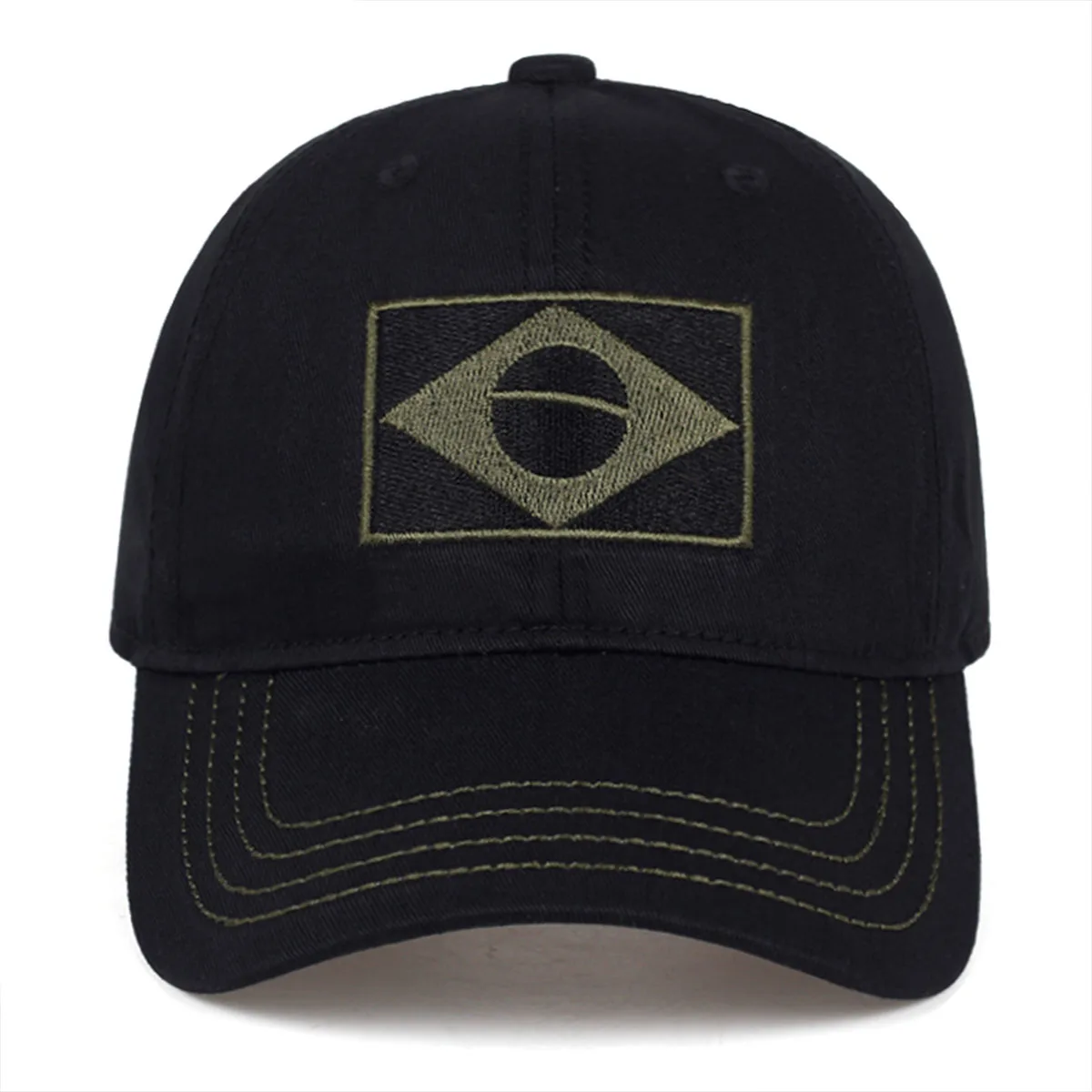 قبعة بيسبول تكتيكية للرجال ، علم البرازيل ، حماية من الشمس ، قبعة سناب باك ، قبعة جولف غير رسمية ، قبعة إيرسوفت ، أزياء الذكور ، الصيف