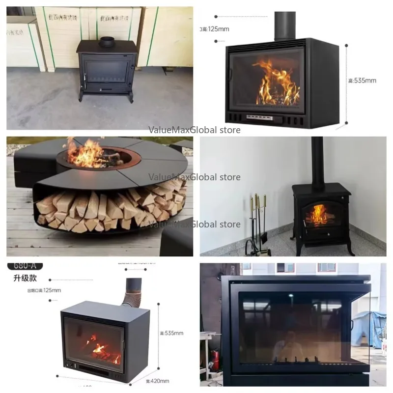 Outdoor Wood Stove Bonfire Fireplace Table for Villa Home & Apartment Real Kitchen Barbecue Stove /Garden Wood Fireplace