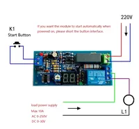AC 220V 230V LED Display Countdown Timing Timer Delay Turn OFF Time R elay Module Board For arduino