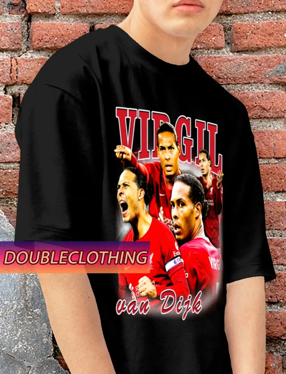 Virgil van Dijk Shirt Vintage Homage Sweatshirt Gift For Woman and Man T-Shirt Retro