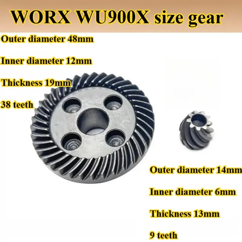 1 set of WU900S/WU900X angle grinder gear grinder gear tool accessories.