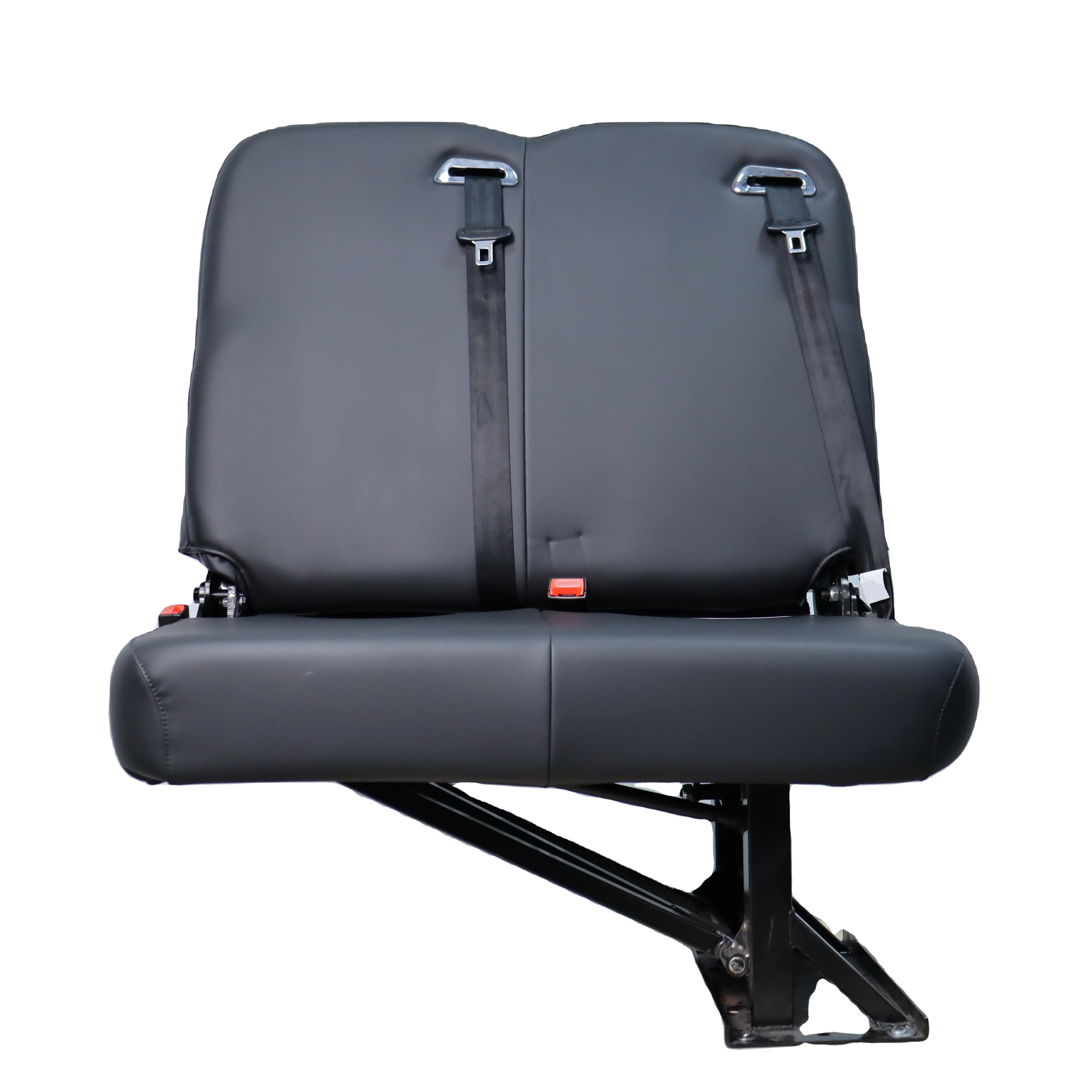 Customized China Factory Vehicle Seating Double Folding Seat For RV Camper Van Foldaway Seats