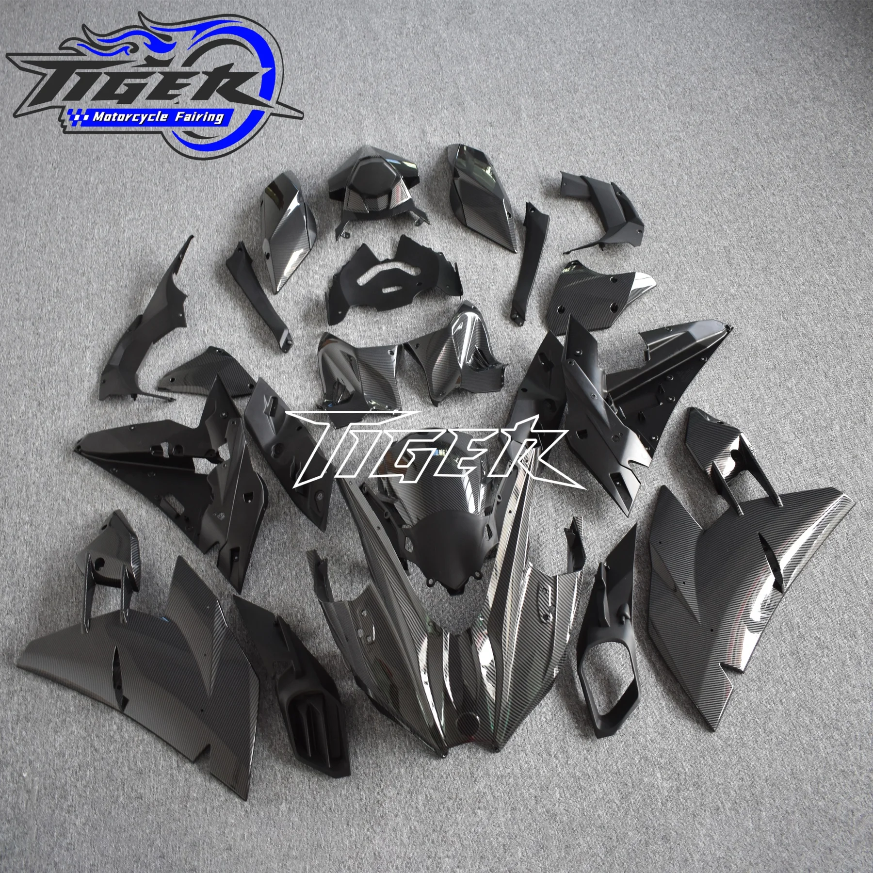 For KAWASAKI NINJA H2 H2R 2015-2024 H2/R 2025 Carbon Paint Motorcycle Fairing Kits Guard Cowl Protection Modified Accessories