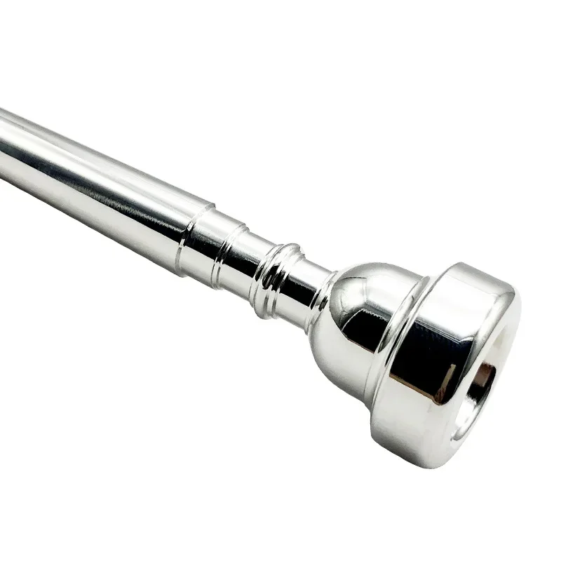 

7C Trumpet Mouthpiece - High-Quality Brass Mouthpiece for Trumpet & Cornet, Durable & Enhanced Sound Performance (Silver-Plated)