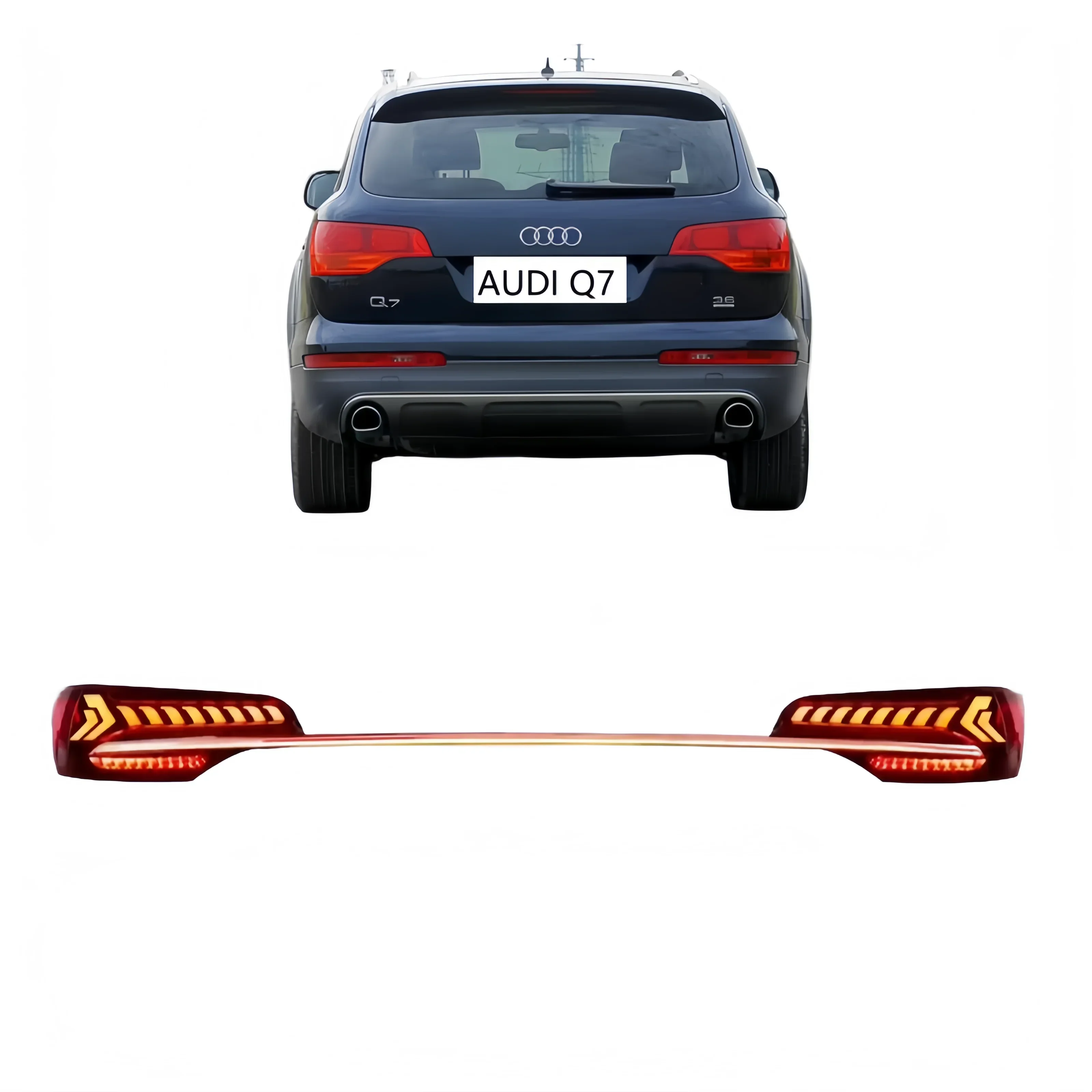 

Прямые продажи с фабрики-для Audi Q7 2010-2015 модифицированный задний фонарь-прямой плагин
