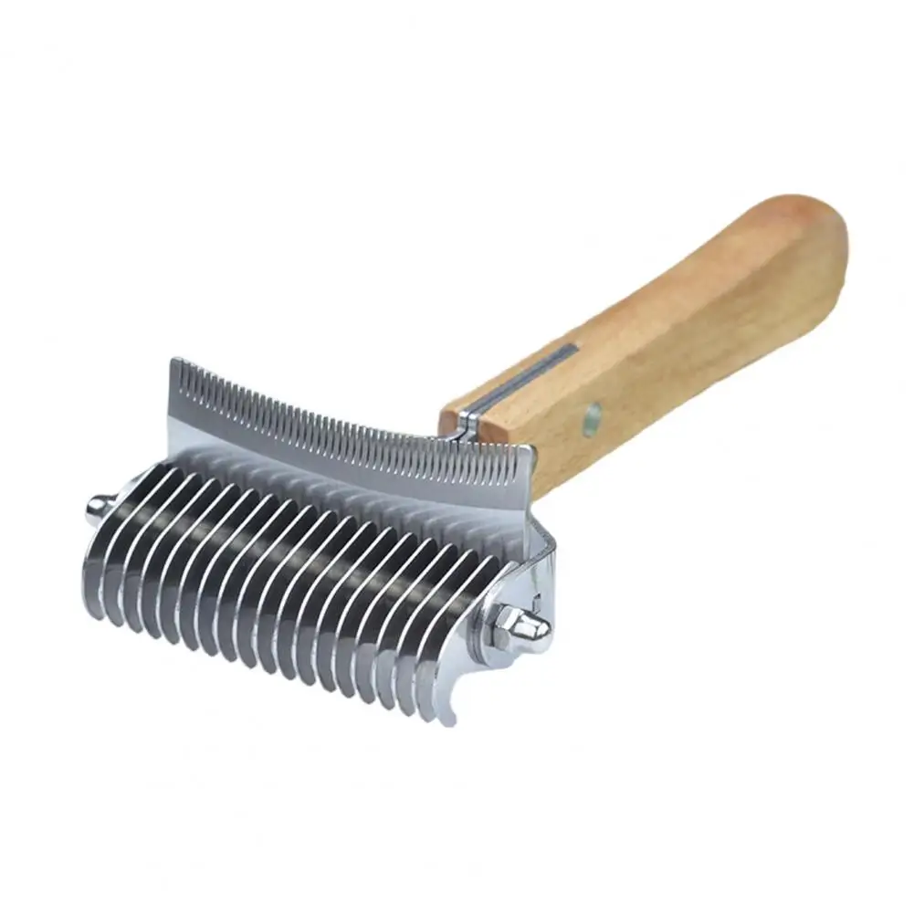 Двусторонняя щетка для домашних животных, профессиональный набор инструментов для ухода за домашними животными для собак, кошек, 3 1, расческа для удаления шерсти с безопасным дном для меха