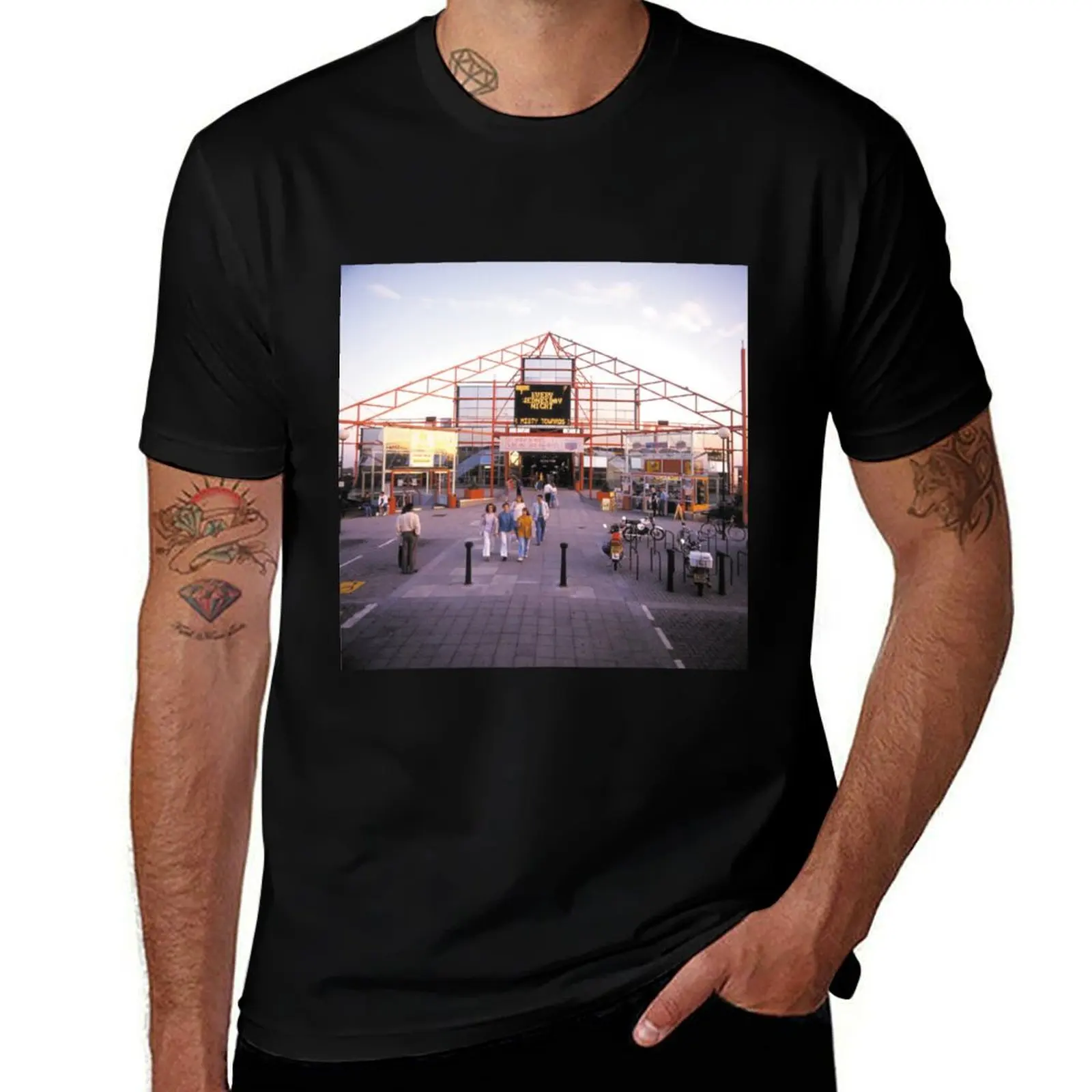 The Point, Central Milton Keynes, circa 1990, camiseta de algodón, paquete de camisetas, 100% de algodón, camiseta de diseñador para hombre