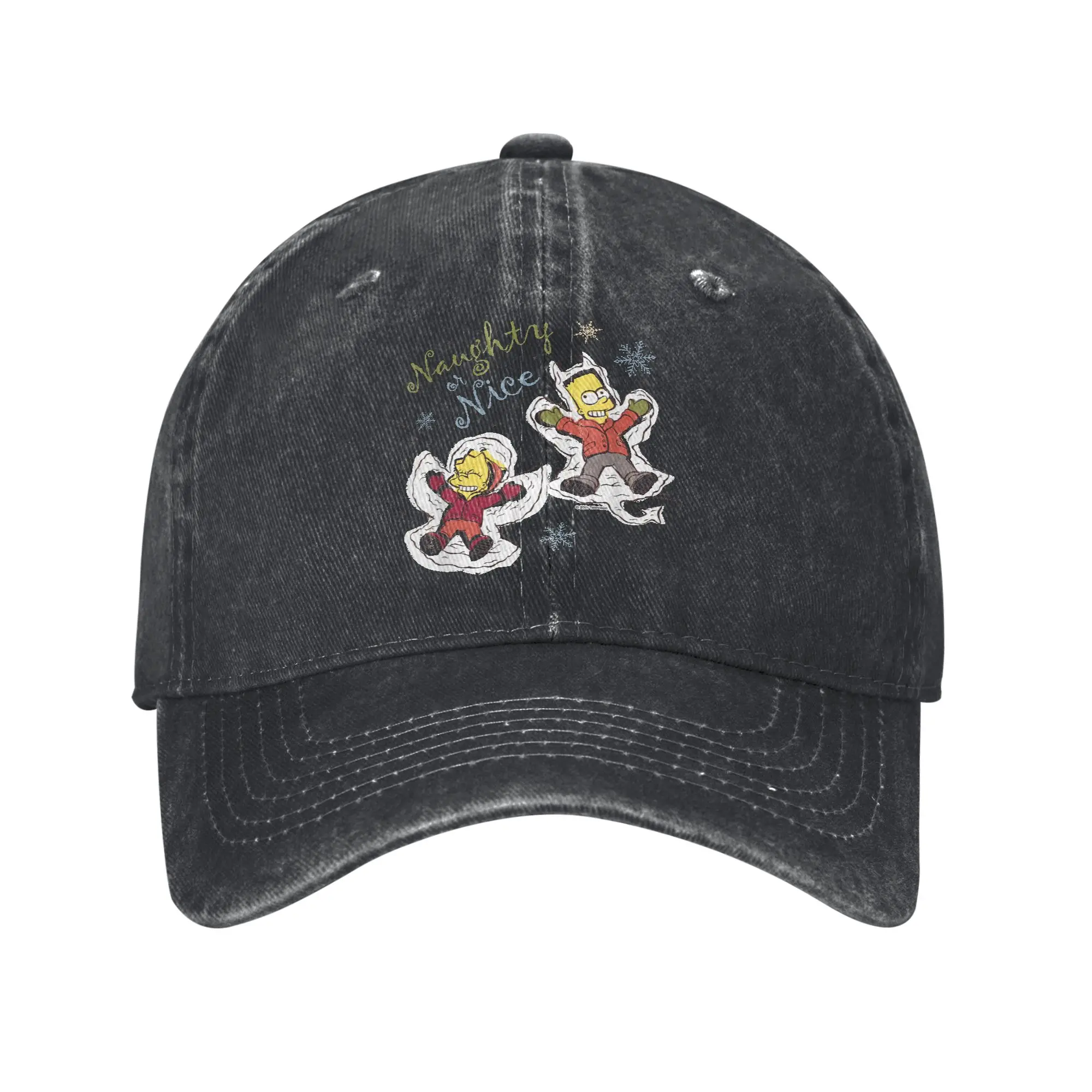 The S-simpson Bart and Lisa Christmas Summer Hip Hop Hats For Female Male  Fashion Outdoor Gym Sun Baseball Caps