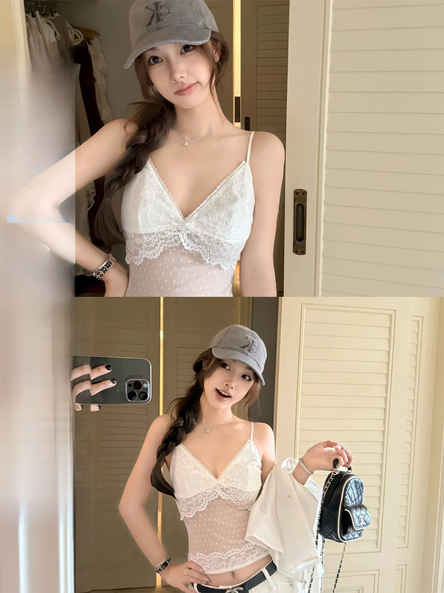 

Женский укороченный топ Bankelili Lace Whisper: летний, дышащий, приятный к телу, с завязками на талии, повседневный, укороченный