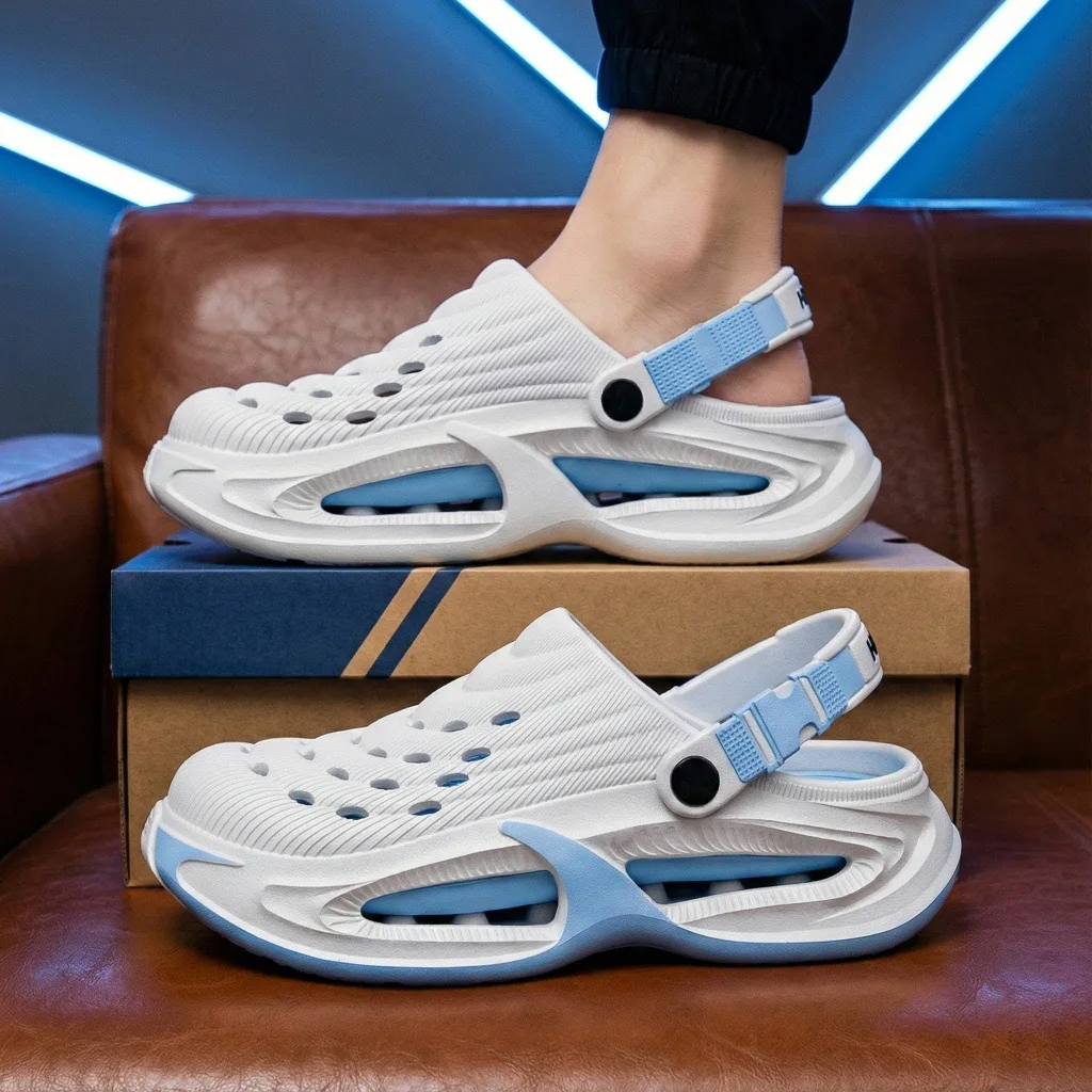 

Мужские уличные сандалии, женские сандалии на каблуке с пушистым верхом, шлепанцы из ЭВА универсального размера, летние пляжные высококачественные шлепанцы