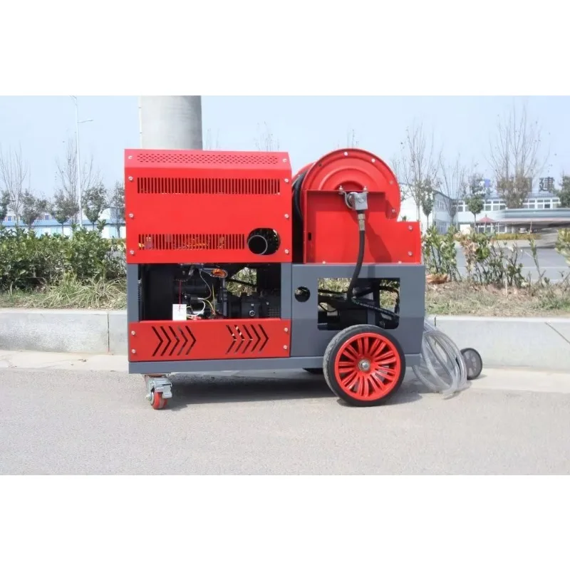 Mobile Machine 200Bar 18gpm Sewer Cleaning Pipe Sludge Dredging