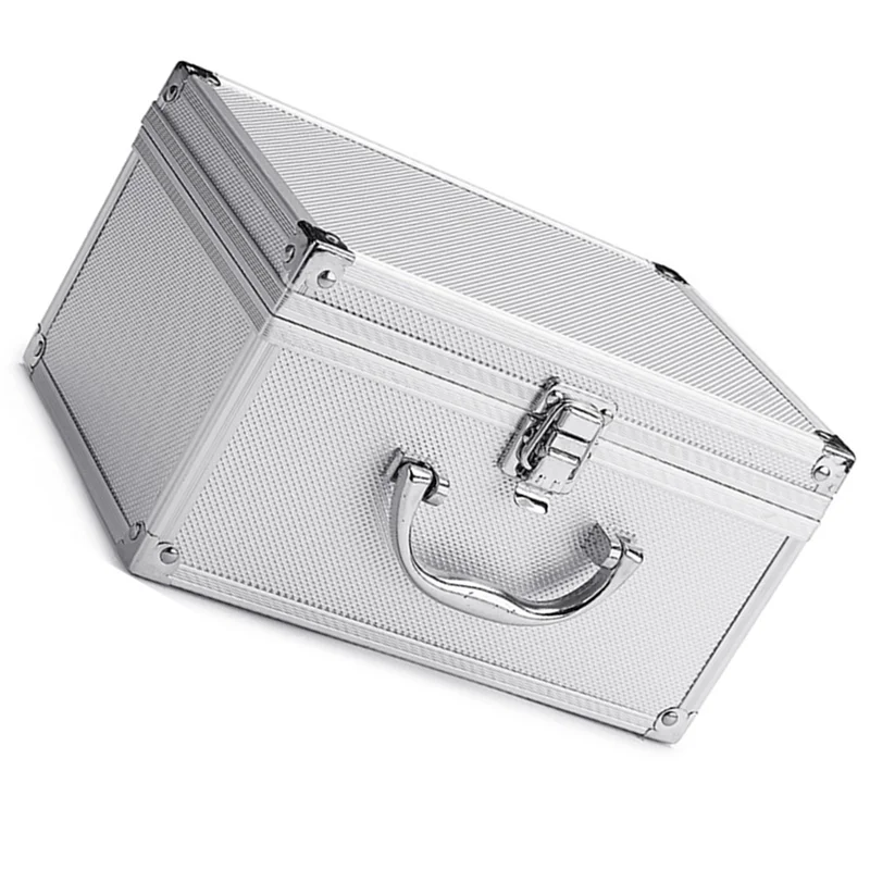 Cassetta degli attrezzi in schiuma di alluminio - Valigia portaoggetti per hardware meccanico 23X15X12,5 cm