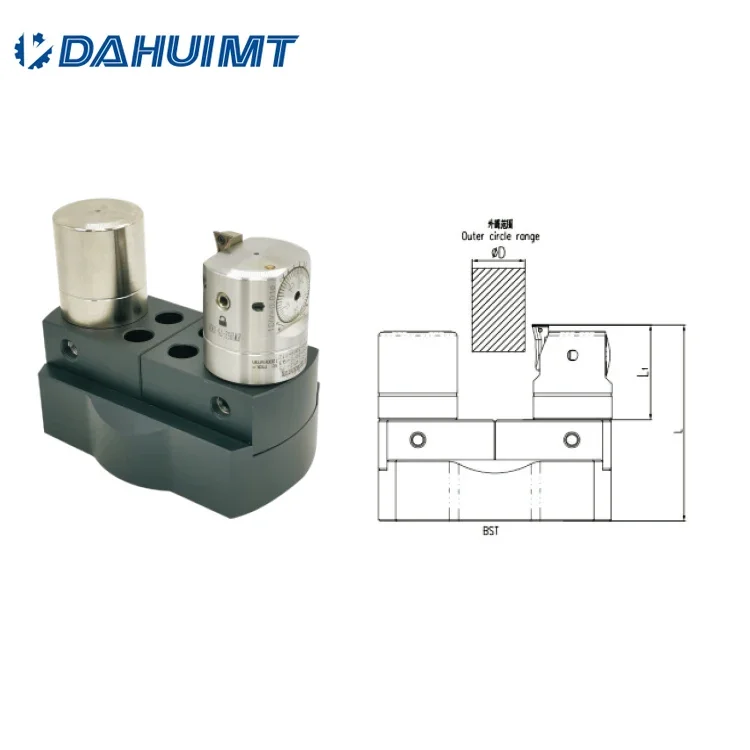 CBA Micro-Adjustment External Finish Boring Head Aluminum Finish Boring Head