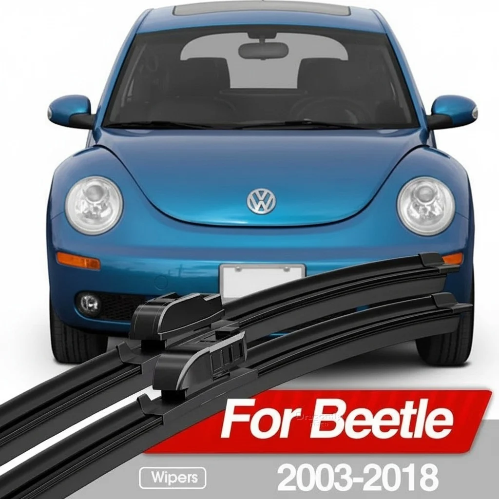 

For VW Beetle 2003-2018 Front Windshield Wiper Blades 2pcs Windscreen Window Accessories 2004 2009 2010 2012 2013 2015 2016 2017