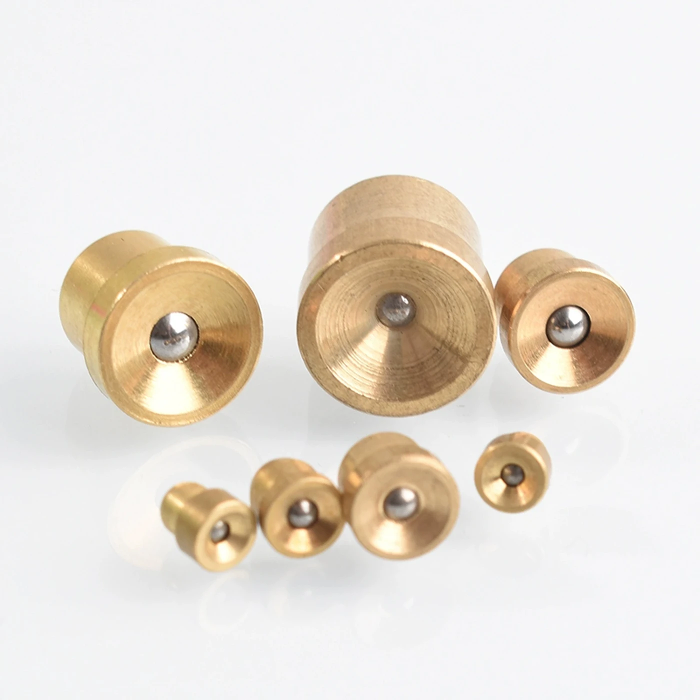 Brass Flanged Oil Cup Threadless Butter Fitter Brass Bowl Funnel Type Flat Fitter Concave M5 M6 M8 M10